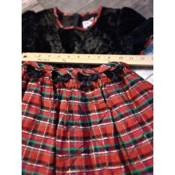 Young Couture by Nicole Vintage Girls Christmas Dress - Picture 5 of 7